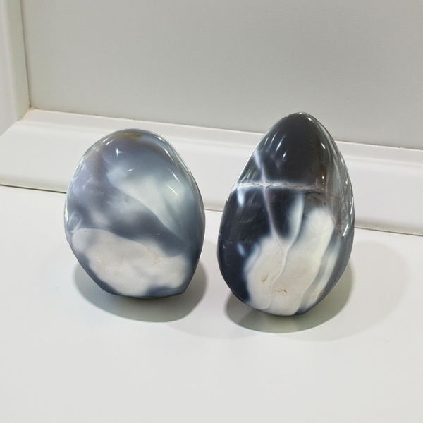 Orca Agate Freeform Standing Points