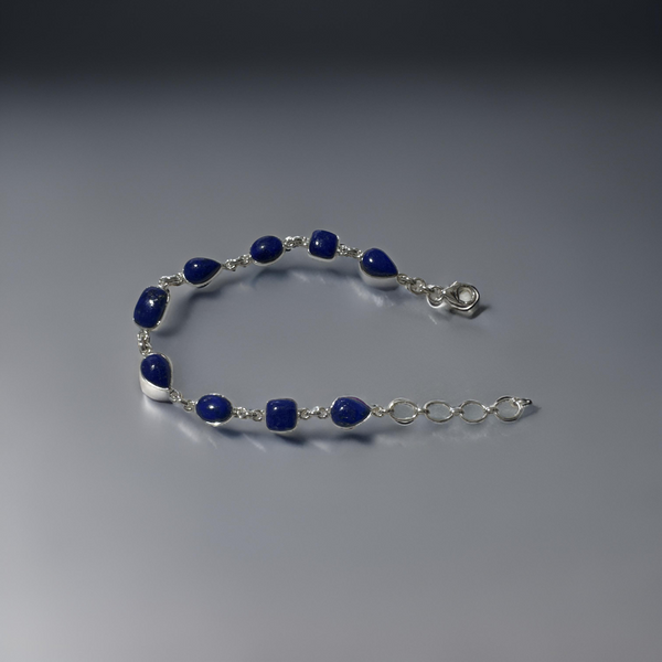 Lapis Lazuli Braclet Sterling Silver