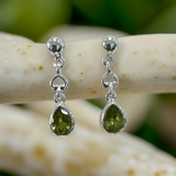 Peridot Earring Sterling Silver