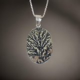 Sterling Silver Dendrite Pendant