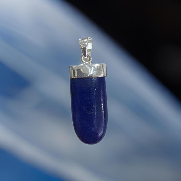 Lapis Pendant Sterling Silver