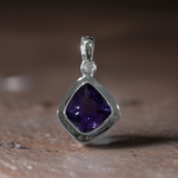 Amethyst Pendant Sterling Silver