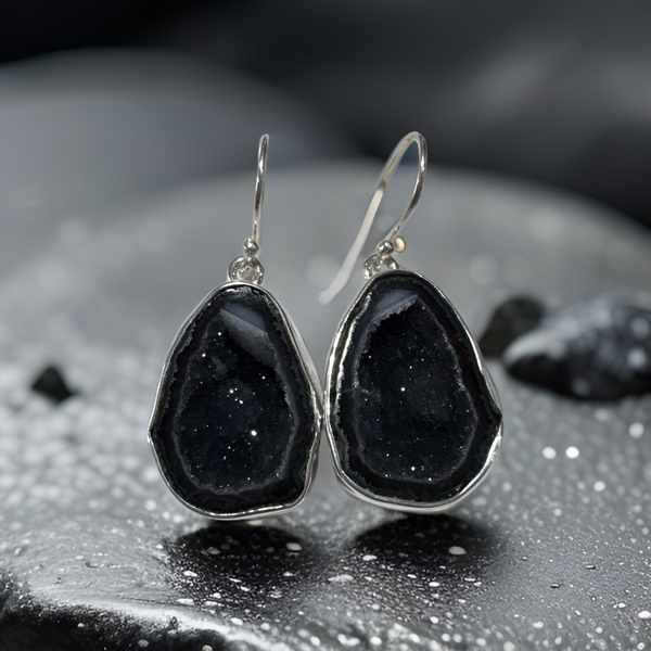 Oco Agate Geode Earrings