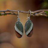 Sterling Silver Polychrome Jasper Earrings