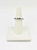 Sterling Silver Amethyst Rings Size 6