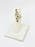 Sterling Silver Amethyst Rings Size 6