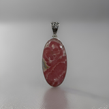 Sterling Silver Rhodochrosite Pendant