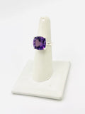 Sterling Silver Amethyst Rings Size 6