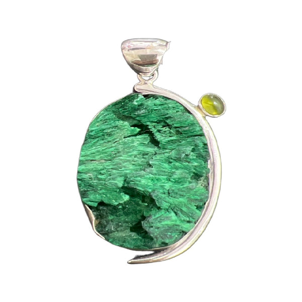 Rough Malachite Pendant