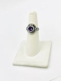 Sterling Silver Amethyst Rings Size 6