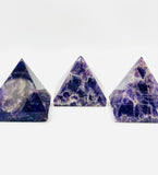 Chevron Amethyst Pyramids