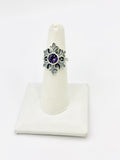 Sterling Silver Amethyst Rings Size 6