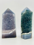 Druzy Agate Standing Points