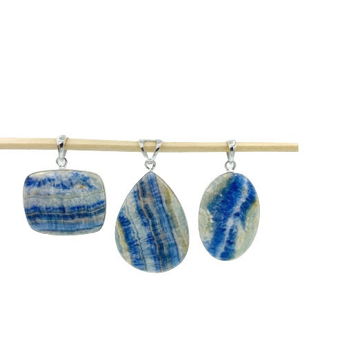 Blue Scheelite Pendants