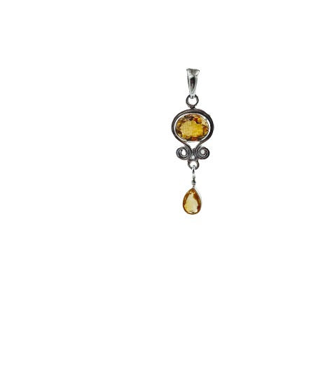 Designer Citrine Pendant