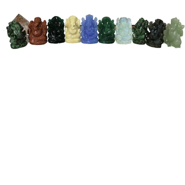 Gemstone Ganesha statue Mix