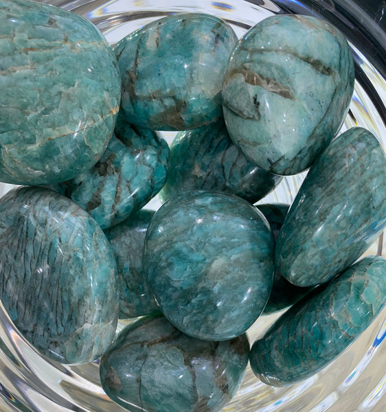 Graphic Amazonite Pebbles