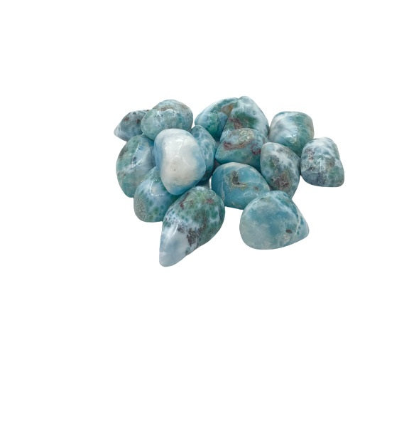 Larimar Tumbled Stone A Grade