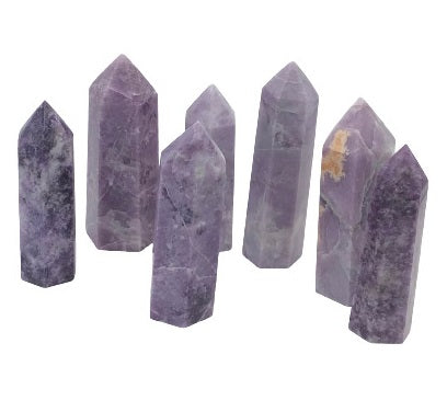 Lepidolite Standing Points