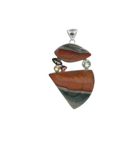 Polychrome Jasper Pendant