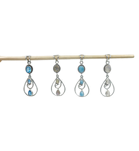 Teardrop Dangle Pendants