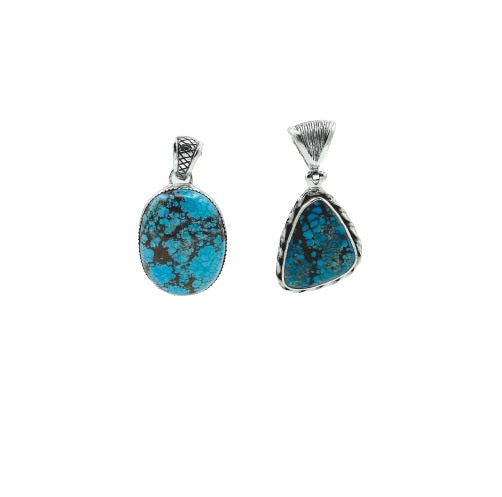 Tibetan Turquoise Pendants