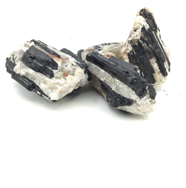 Tourmaline Black With Quartz Rough