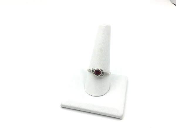 Garnet Size 10 Rings Sterling Silver