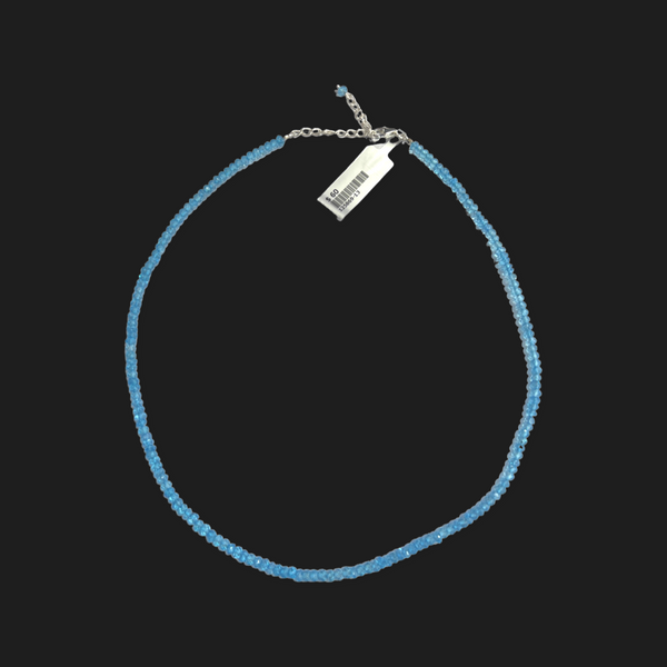 Blue Topaz Beaded Necklaces