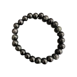 Black Obsidian 8 mm Beaded Bracelet