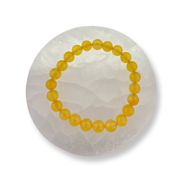 Yellow onyx Beaded Bracelets