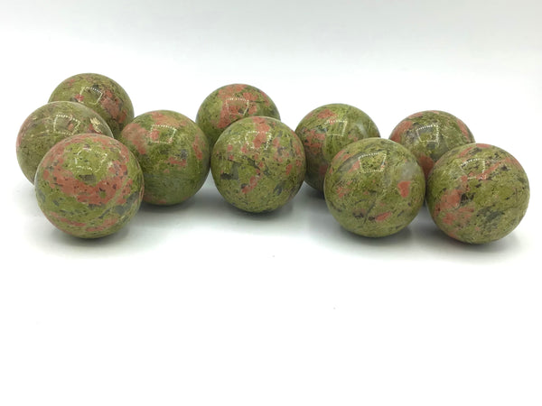 Unakite Spheres