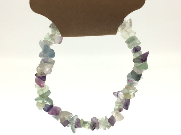 Multi Fluorite Chip Bracelets