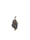 Sterling Silver Titanium Quartz Pendant