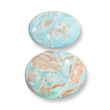 Blue Aragonite Palm Stone