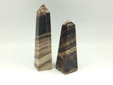 Chocolate Calcite Standing Towers