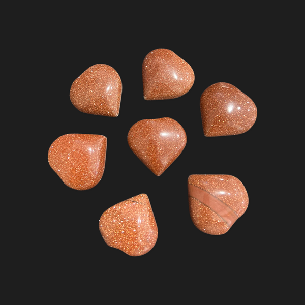 Goldstone Hearts Small