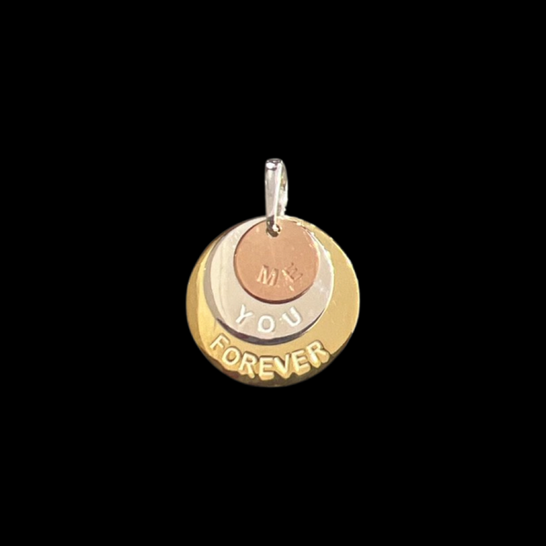 Me You Forever Pendant Two Tone