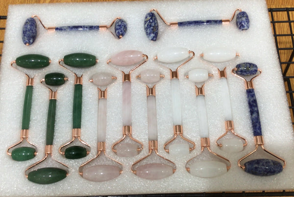 Facial Roller(Rose Quartz;Jade,Sodalite,Quartz)