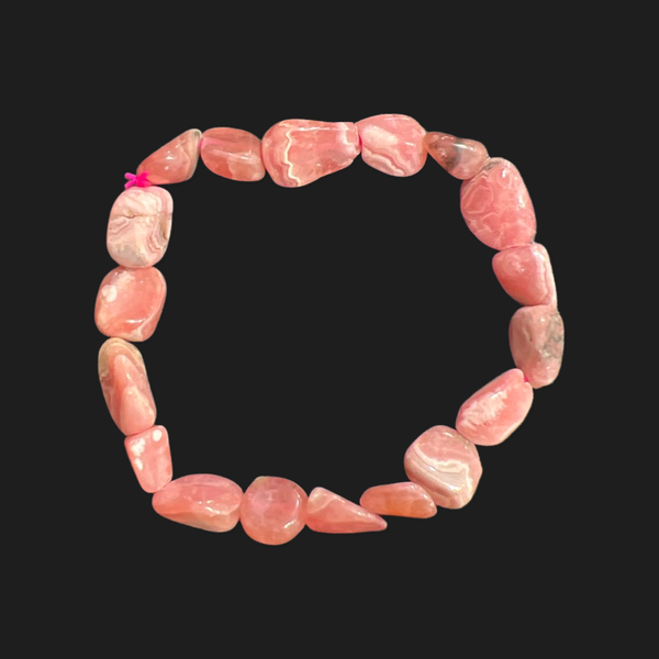 Rhodochrosite Beaded Braclet