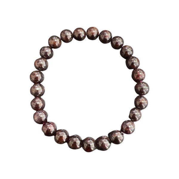 Garnet Beaded Bracelets 8 mm