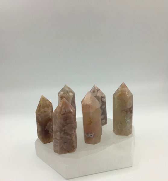 Flower Agate Standing Points