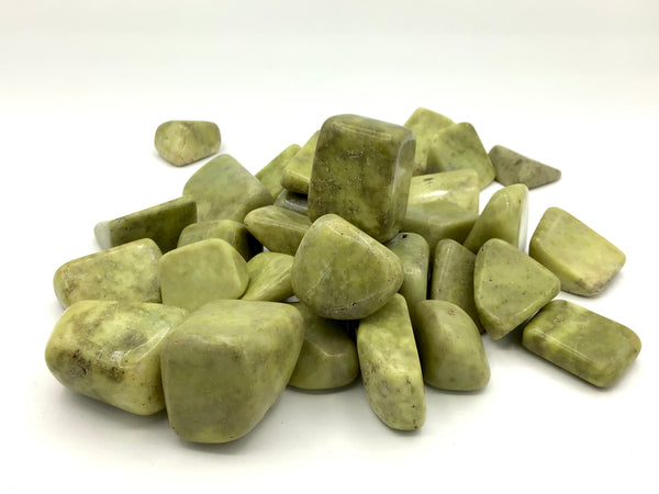 Yellow Green Jade Tumbles