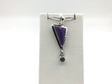 Charoite w/ Amethyst pendant