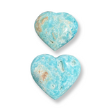 Blue Aragonite Heart