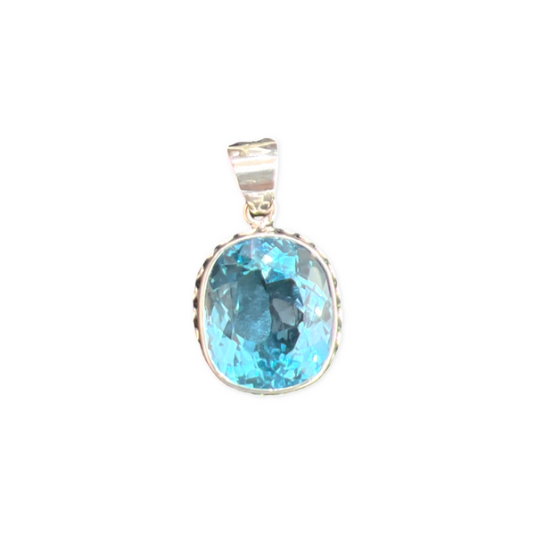 Blue Topaz Pendant