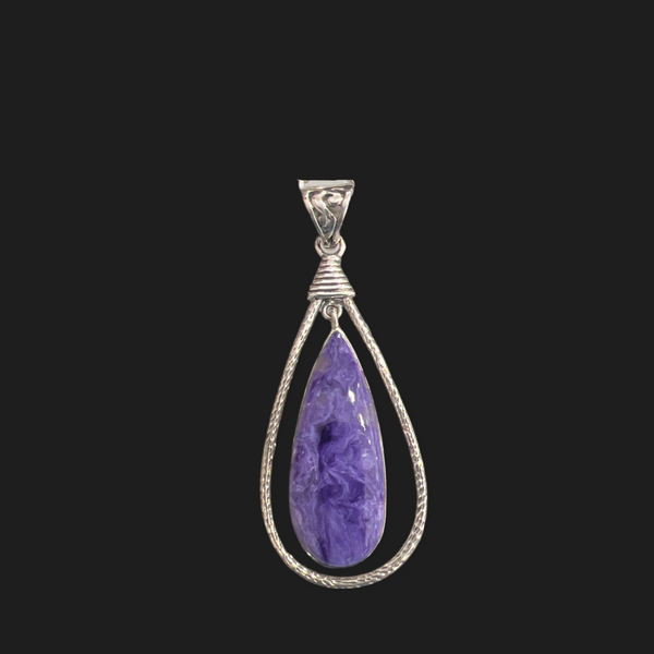 Charoite pendant