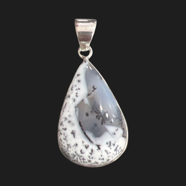 Sterling Silver Dendritic Opal Pendant