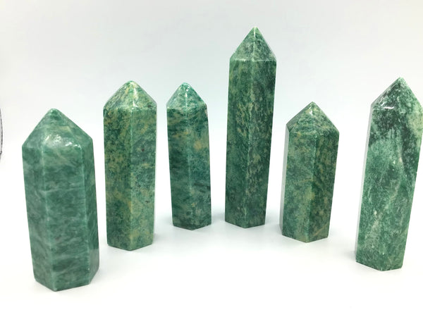 Green Aventurine Standing Points