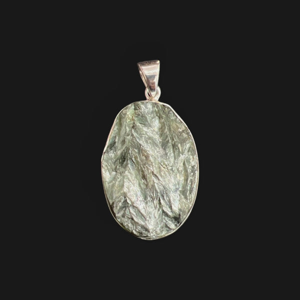 Sterling Silver Seraphinite Pendant